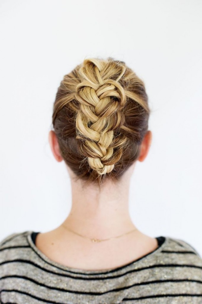 Pin Ups: Braided Updo|www.knittedbliss.com