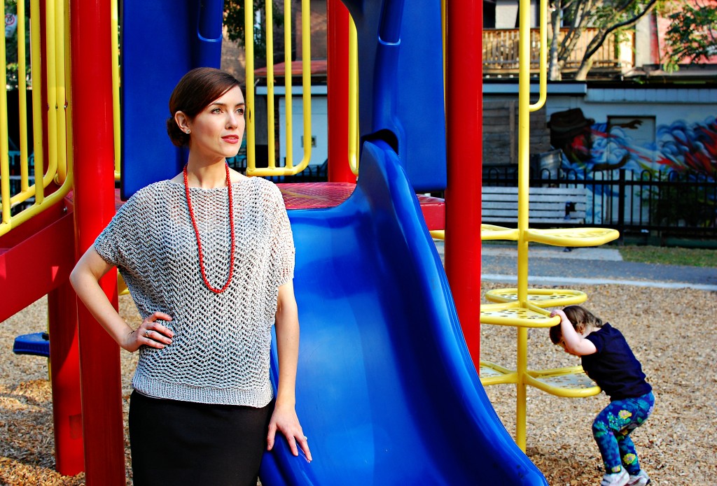 FO: Lady Bat Sweater| knittedbliss.com