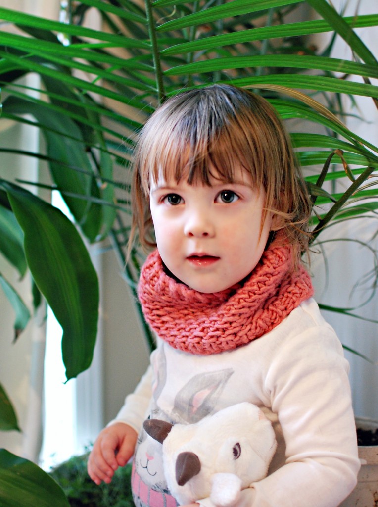 Toddler Honey Cowl | knittedbliss.com