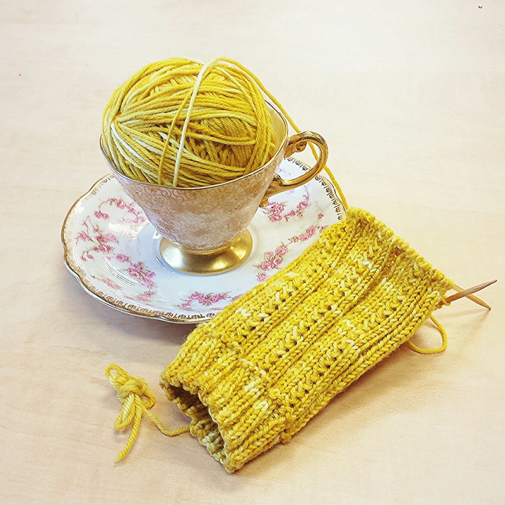 WIP: Marigold Socks | knittedbliss.com