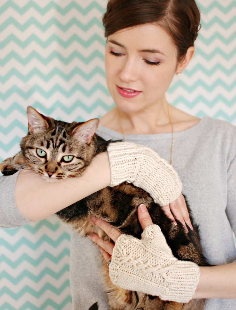 Finished Knit: Wool and the Gang Josie Gloves | knittedbliss.com