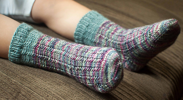 Modification Monday: Kiddo Charade Socks | knittedbliss.com