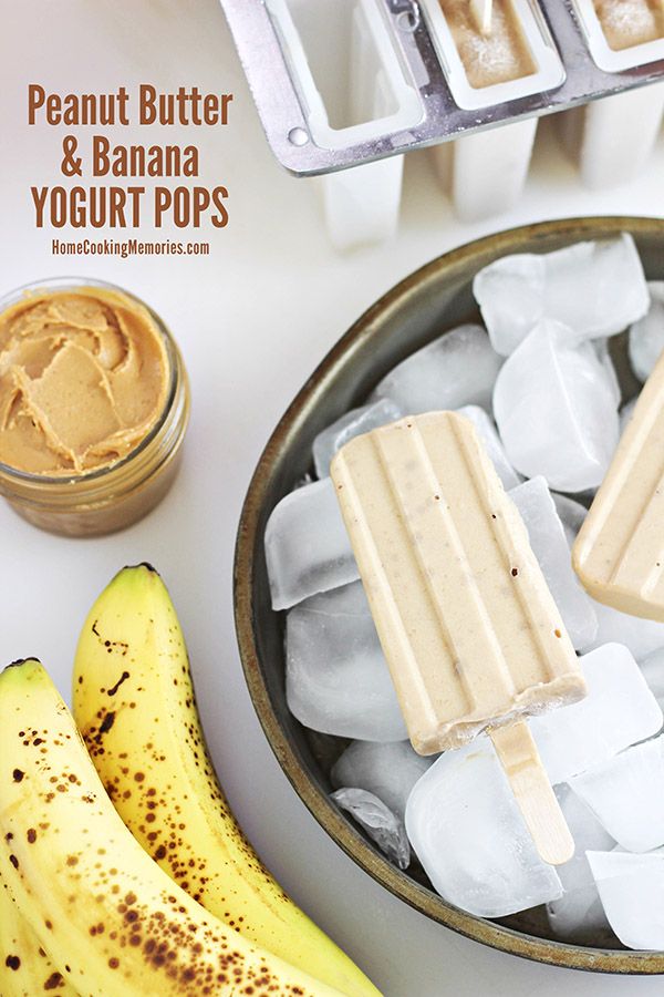 Pin Ups and Link Love: Peanut Butter & Banana Pops | knittedbliss.com