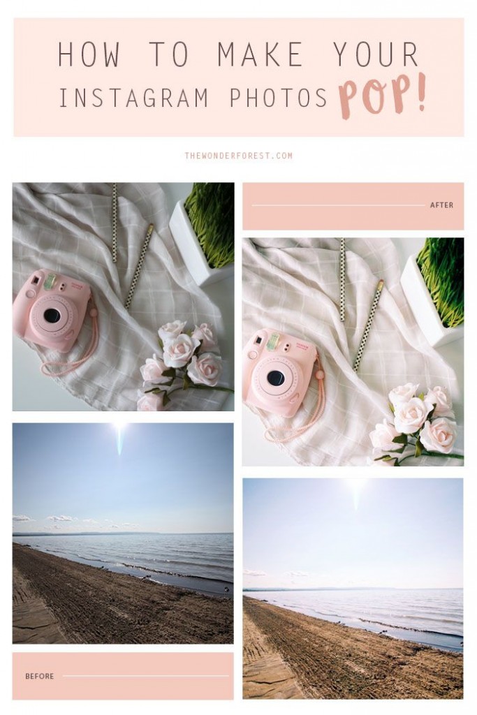 Pin Ups and Link Love: How to Make your Instagram Photo Pop | knittedbliss.com