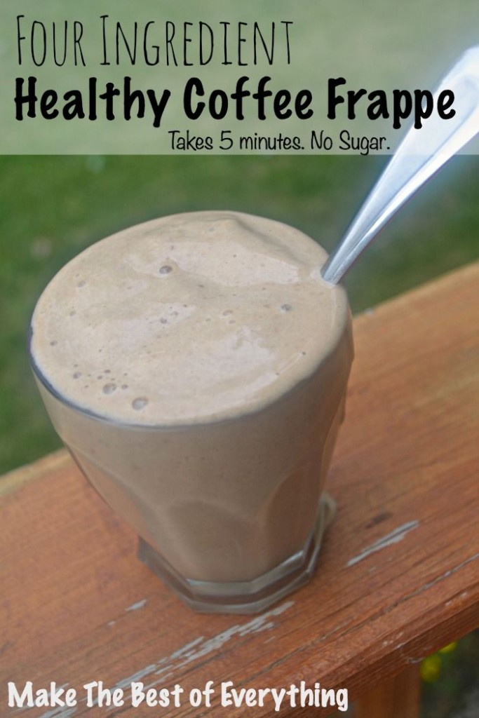 Pin Ups and Link Love: Healthy At Home Frappe| knittedbliss.com