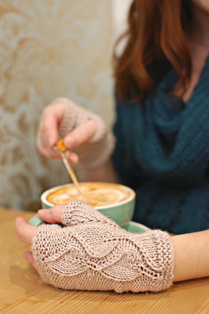 Finished Knit: Leave Me Not Mitts | knittedbliss.com