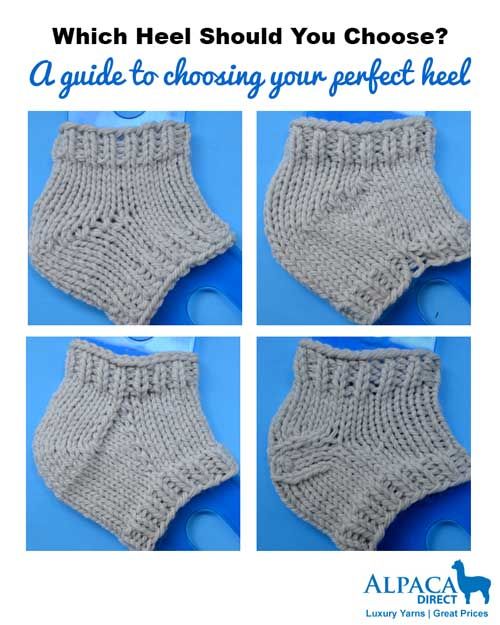 Pin Ups and Link Love: How to Choose a Sock Heel | knittedbliss.com