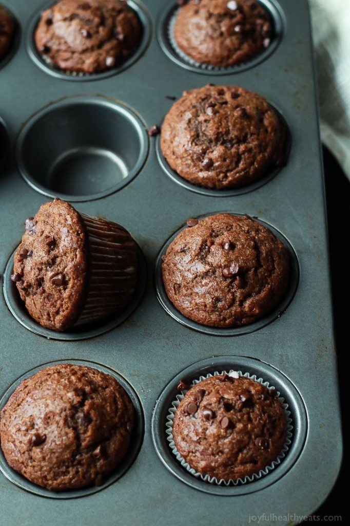 Pin Ups and Link Love: Skinny Double Chocolate Muffins | knittedbliss.com