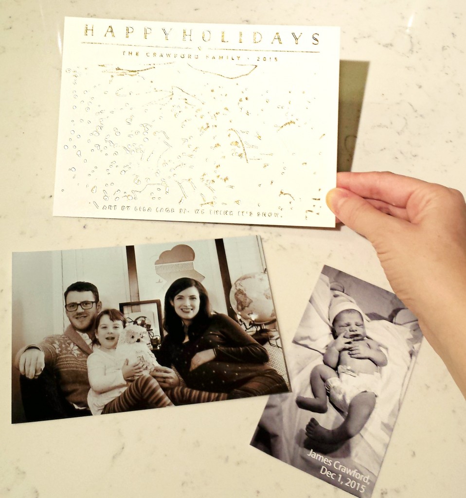 Customized Minted Christmas Card | knittedbliss.com