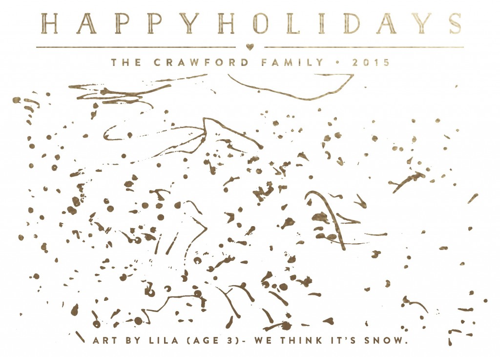 Customized Minted Christmas Card | knittedbliss.com