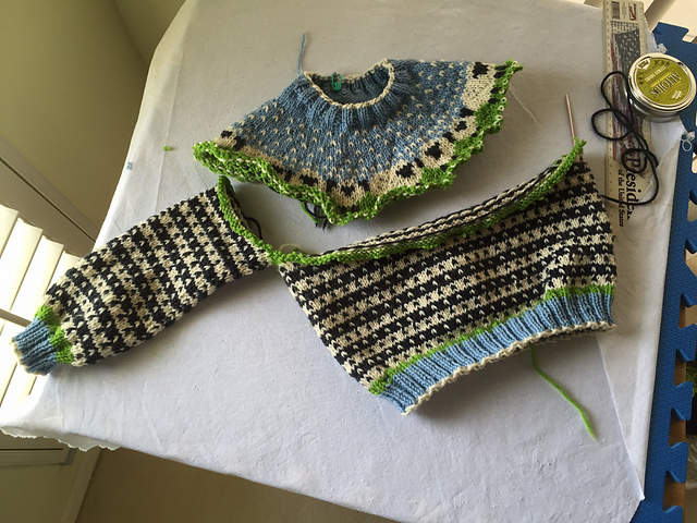 Modification Monday: BaaBle pullover knittedbliss.com