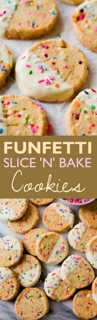 Pin Ups and Link Love: Funfetti Slice and Bake Cookies | knittedbliss.com