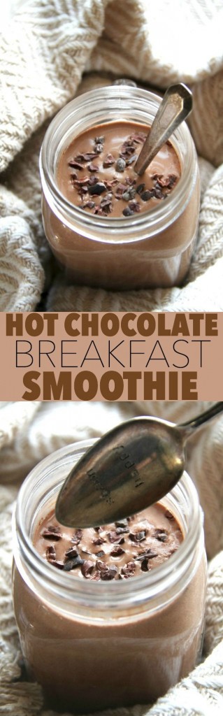 Pin Ups and Link Love: Hot Chocolate Breakfast Smoothie | knittedbliss.com