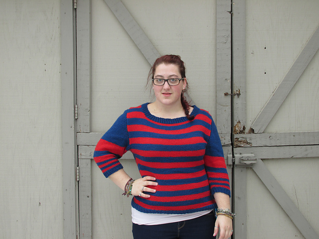 Modification Monday: Accidental Stripes | knittedbliss.com