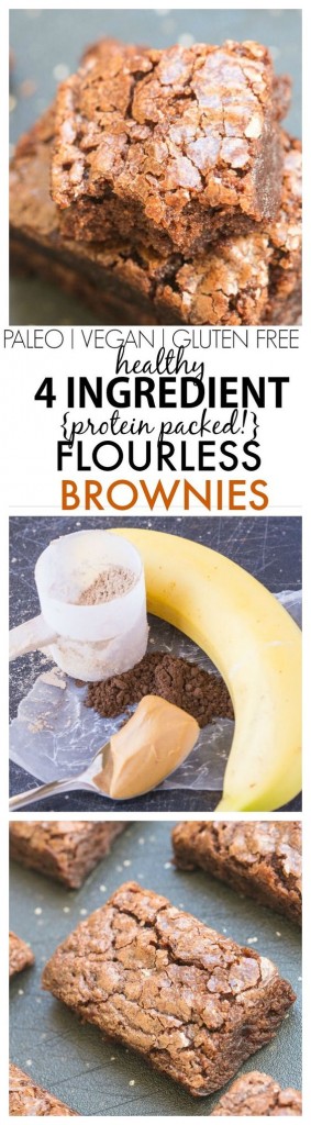 Pin Ups and Link Love: 4 ingredient brownies| knittedbliss.com