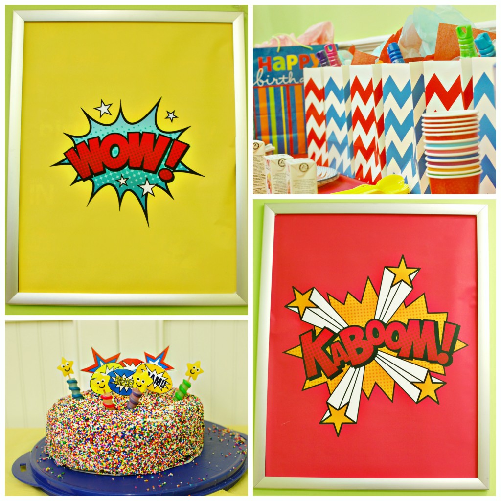 Michaels Superhero Craft Party | knittedbliss.com
