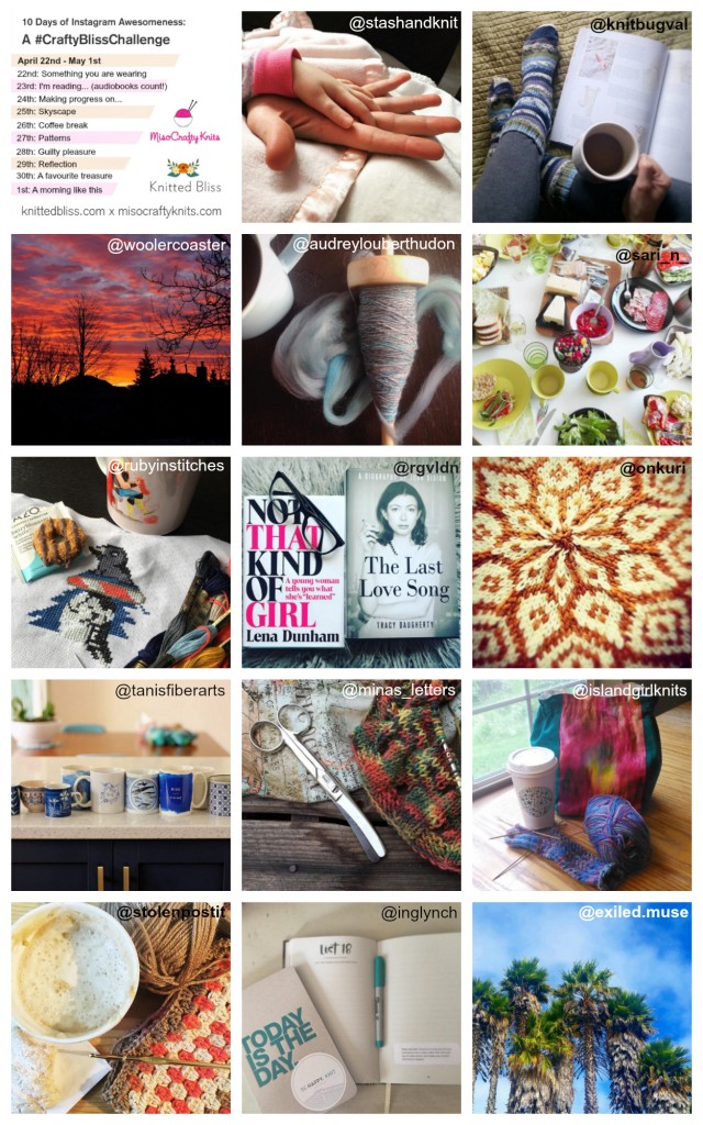 #craftyblisschallenge | knittedbliss.com