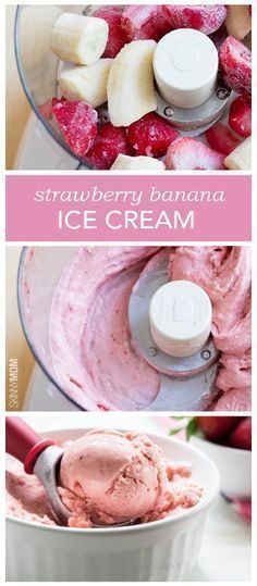 Pin Ups and Link Love: Strawberry Banana Ice Cream | knittedbliss.com