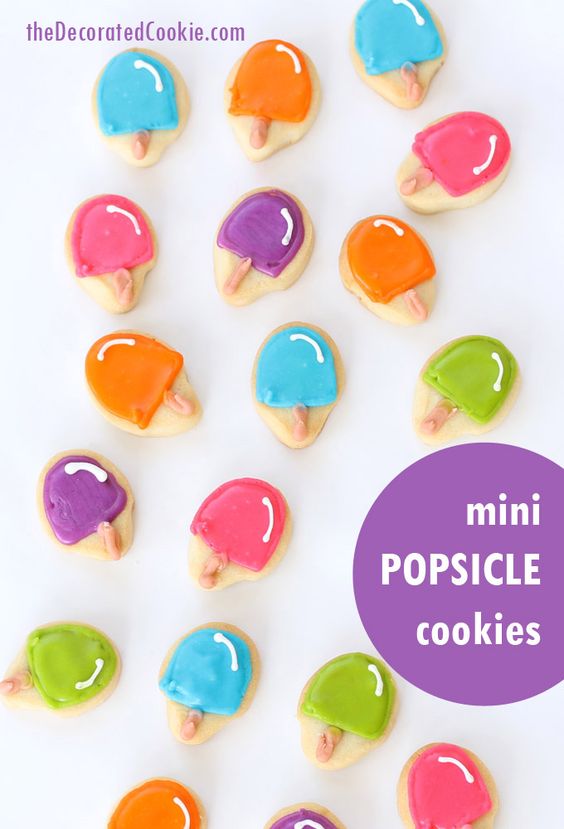 Pin Ups and Link Love: Popsicle Cookies | knittedbliss.com
