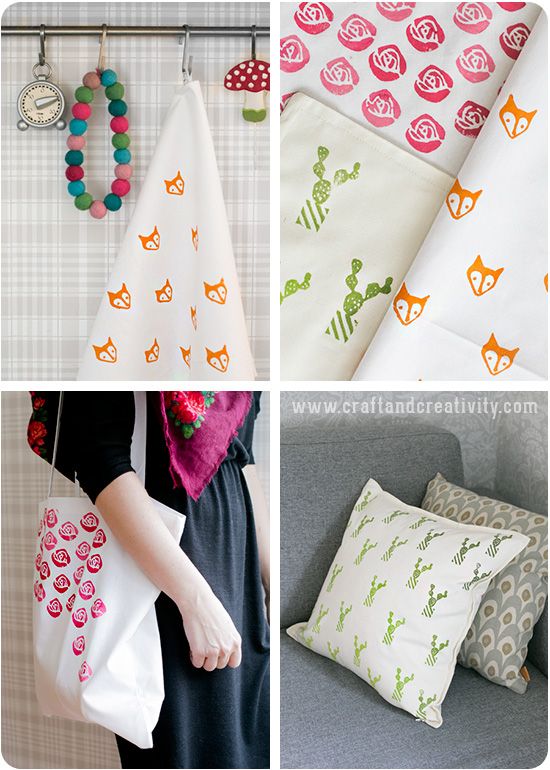 Pin Ups and Link Love: DIY Stamps| knittedbliss.com