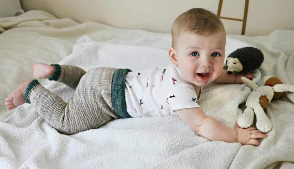 Finished Knit: Rocky Joggers | knittedbliss.com