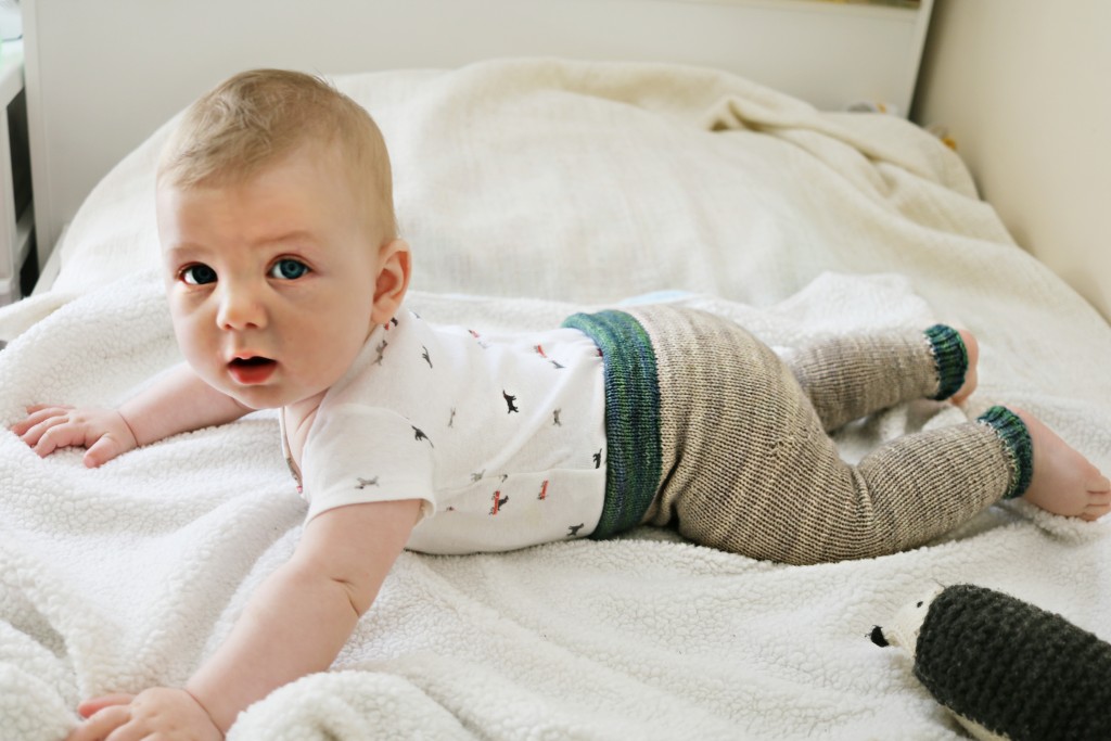 Finished Knit: Rocky Joggers | knittedbliss.com