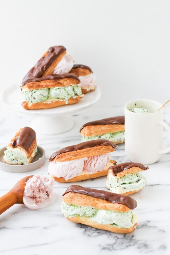 Pin Ups and Link Love: Eclairs and Ice Cream | knittedbliss.com