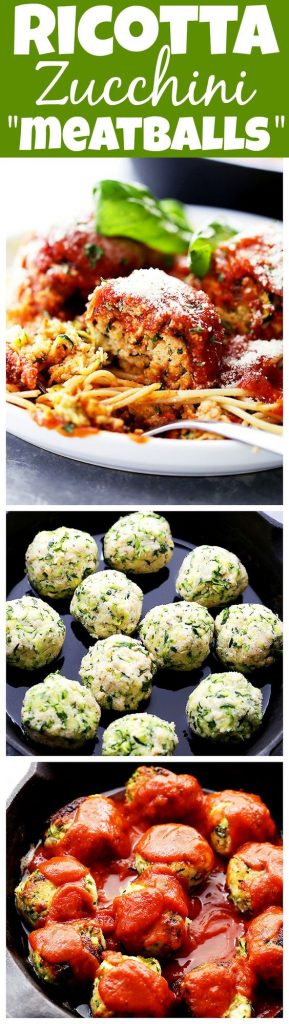 Pin Ups and Link Love: Ricotta Zucchini Meatballs | knittedbliss.com