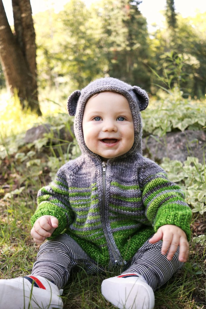 Finished Knit: R & R Hoodie | knittedbliss.com