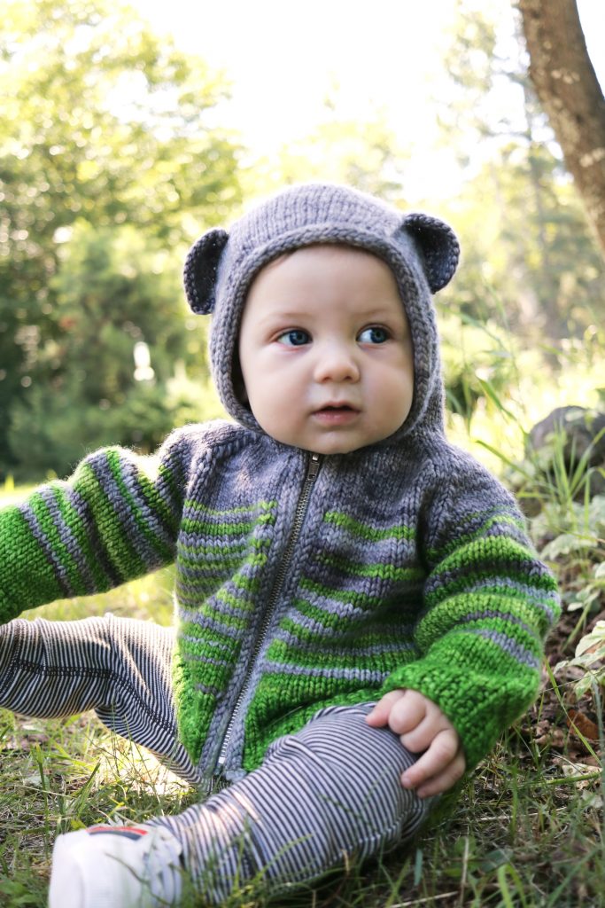 Finished Knit: R & R Hoodie | knittedbliss.com