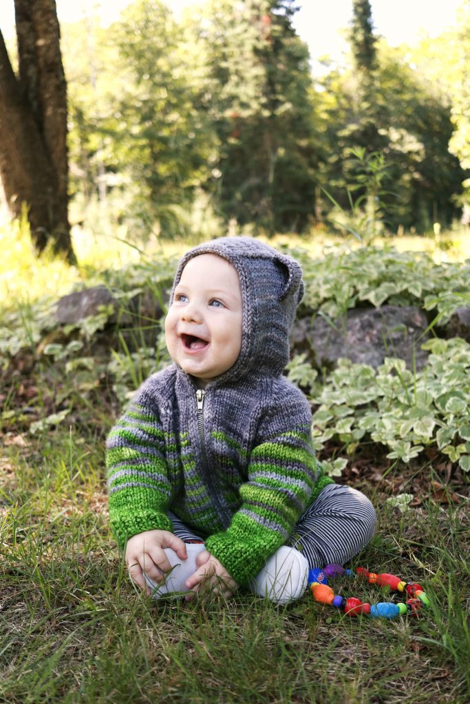 Finished Knit: R & R Hoodie | knittedbliss.com