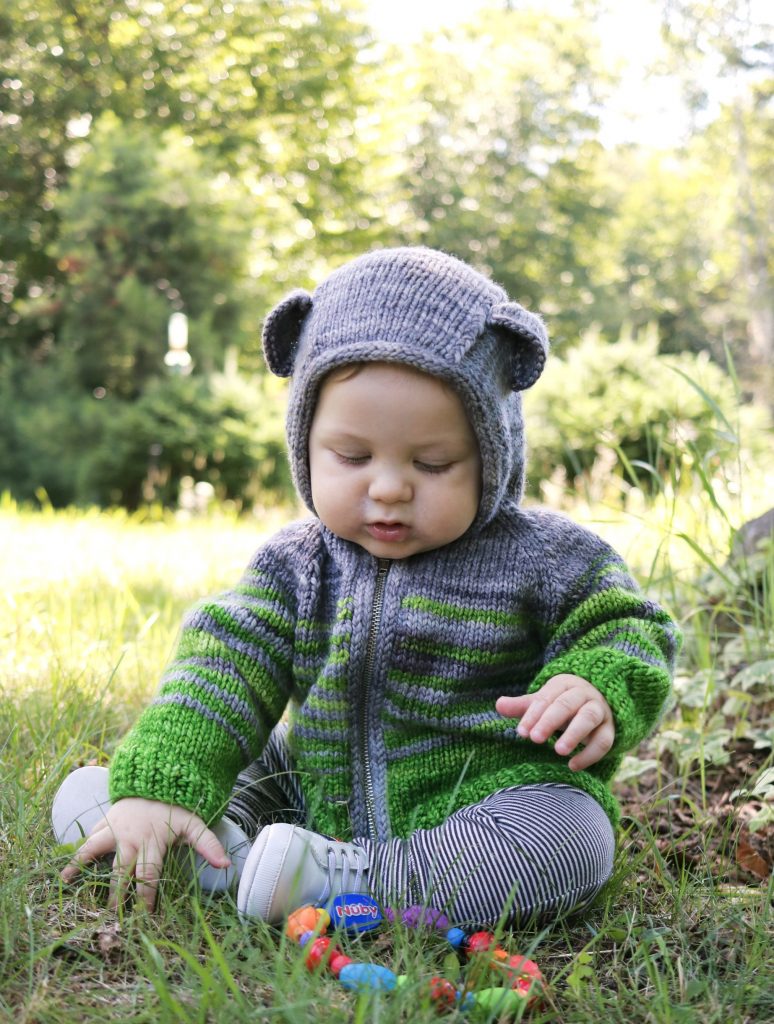 Finished Knit: R & R Hoodie | knittedbliss.com