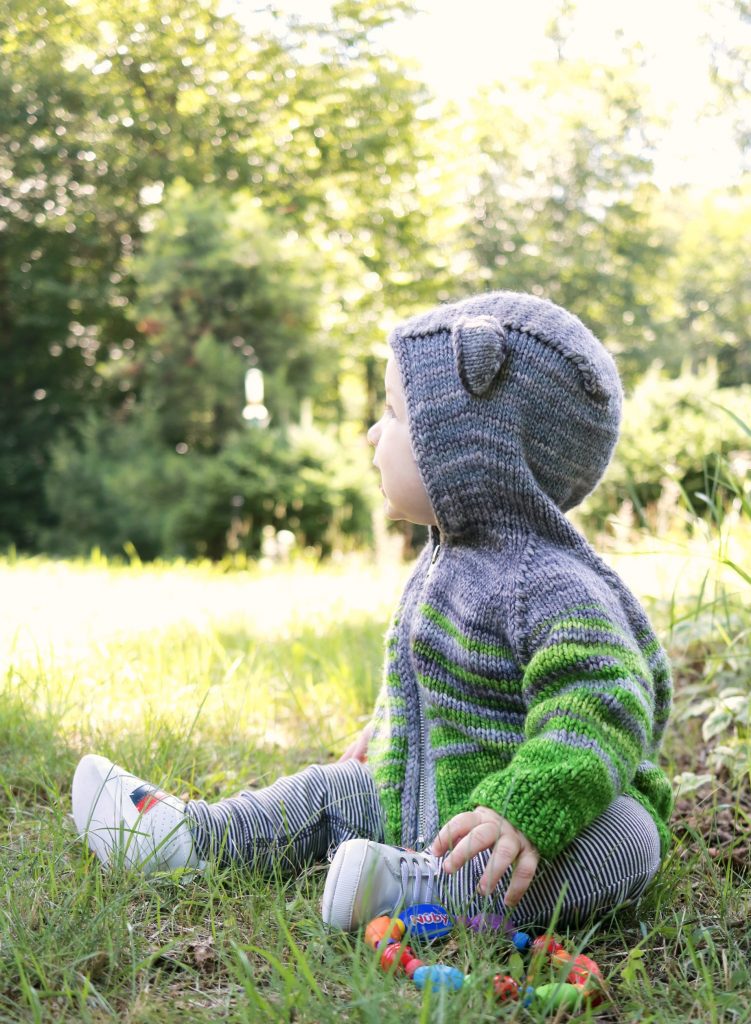 Finished Knit: R & R Hoodie | knittedbliss.com