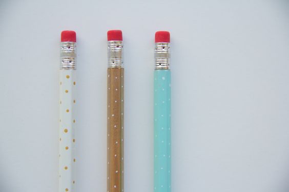 Pin Ups and Link Love: Painted Pencils| knittedbliss.com