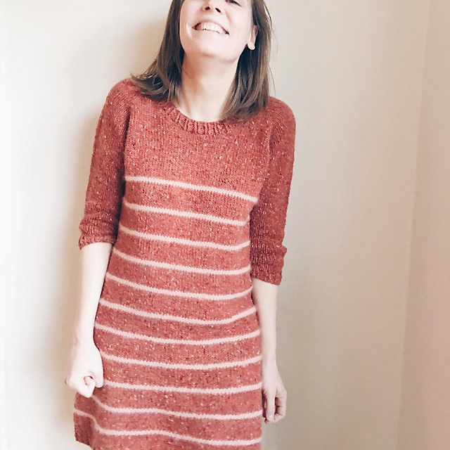 Modification Monday: Miss Winter Sailor Dress | knittedbliss.com