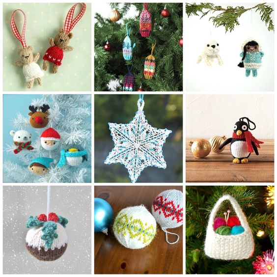 Pin Ups and Link Love: Best Knitted Decorations | knittedbliss.com
