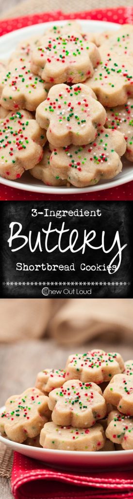 Pin Ups and Link Love: 3 Ingredient Shortbread | knittedbliss.com