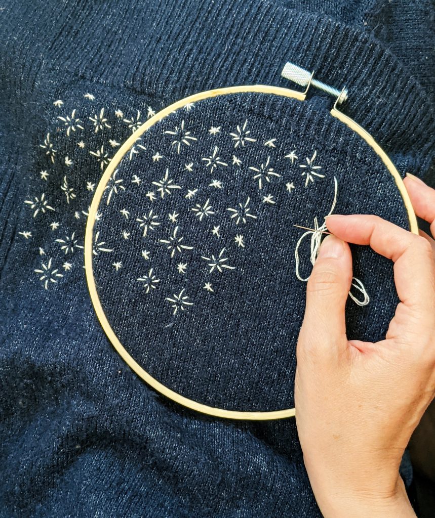 Hw to Embroider a Sweater