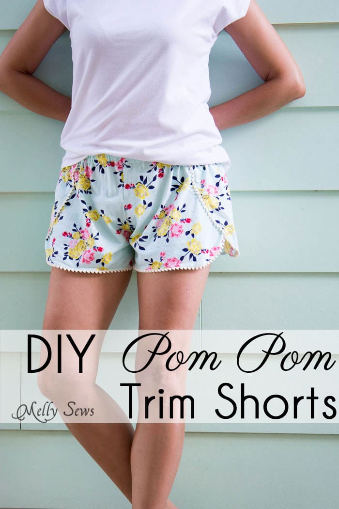 DIY Sew Your Own shorts