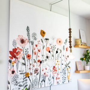DIY Floral Wall Art