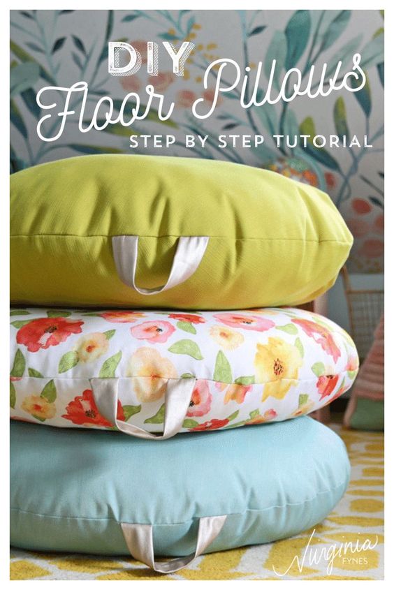Sew Your Own Floor Pouf Free Pattern