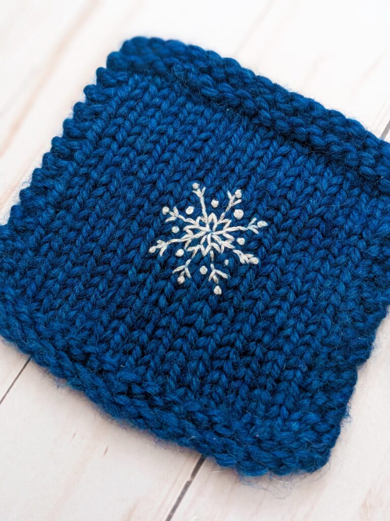 snowflake embroidery